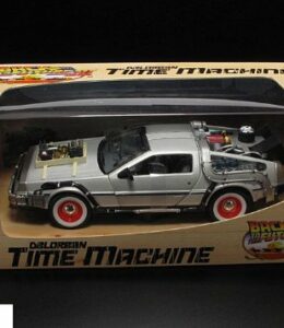 Maqueta de coleccionista del DeLorean de "Regreso al futuro"