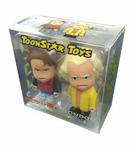 Regreso al Futuro Marty McFly y Doc Brown caricaturas