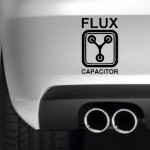 Pegatina condensador de flujo Regreso al Futuro - Imagen 2