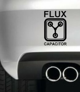 Pegatina condensador de flujo Regreso al Futuro