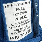 Doctor Who Tardis Albornoz Azul - Imagen 7