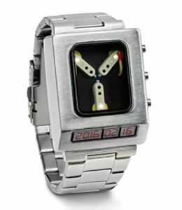 Reloj de pulsera, diseño de condensador de flujo de Regreso al futuro