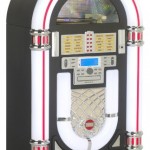 Jukebox Rockola Tocadiscos (Reproductor memoria USB, SD, AUX CD, radio AM/FM) - Imagen 5