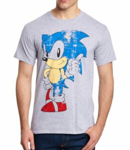 Sonic shirt geek Retro for man