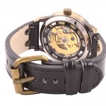 Reloj Steampunk con banda de cuero dial MW-161 - Imagen 3