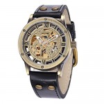 Reloj Steampunk con banda de cuero dial MW-161 - Imagen 2
