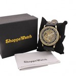 Reloj Steampunk con banda de cuero dial MW-161 - Imagen 6