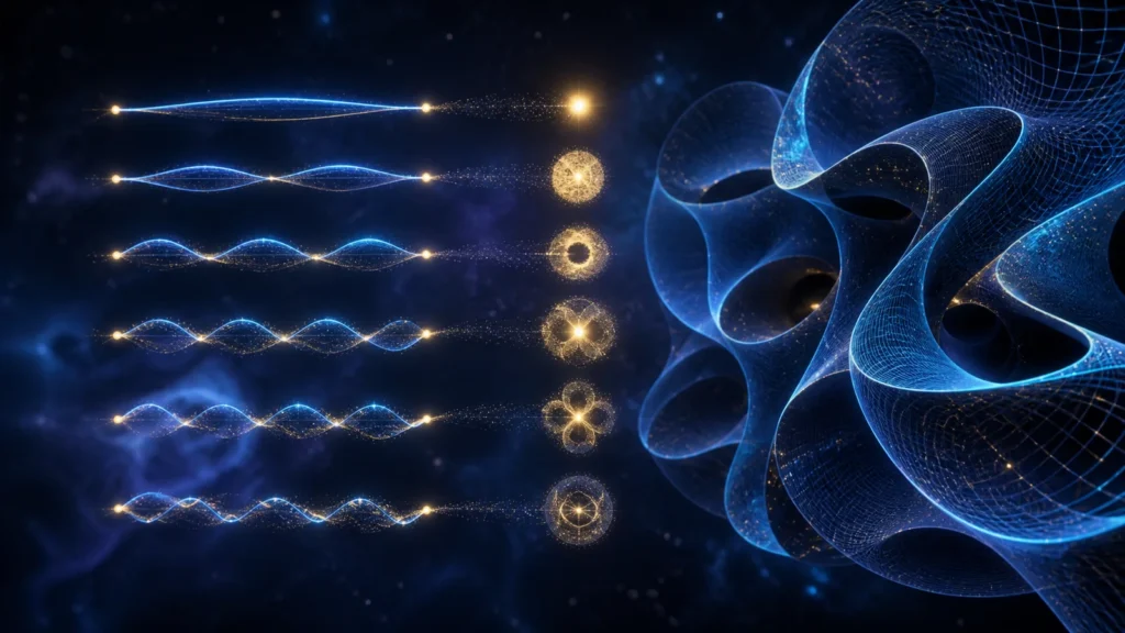 Teoría de cuerdas y dimensiones adicionales